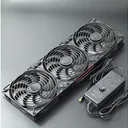 晶颜12CM 三风扇【带调速电源】