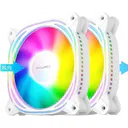 鬼咖Z12 ARGB 白色正叶-ARGB神光同步/温控【2个】