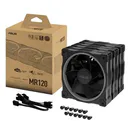 华硕灵光 MR120 ARGB 反叶三联包/黑色 图片 3