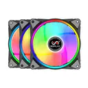 SOPLAY（赛普雷）SPHF12P3W4 SP-HF12P3-B4 黑色ARGB幻彩三只装 图片 3