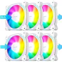鬼咖Z12 ARGB 白色正叶-ARGB神光同步/温控【6个】