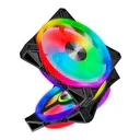 USCorsair（美商海盗船）QL QL140 RGB 套包黑色
