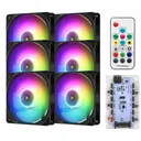 raicold（锐冷）ARGB 黑色ARGB温控版 6只+集线器