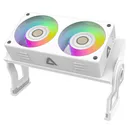 alseye CRAMWARGB 白色 内存条散热器双风扇 ARGB