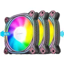 鬼咖Z12 ARGB 黑色反叶-ARGB神光同步/温控【3个】