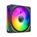 g-partners V120 曲镜 ARGB温控 黑色 正向风扇