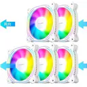 鬼咖Z12 ARGB 白色反叶-ARGB神光同步/温控【5个】