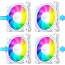 鬼咖Z12 ARGB 白色正叶-ARGB神光同步/温控【4个】