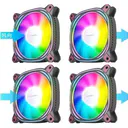 鬼咖Z12 ARGB 黑色正叶-ARGB神光同步/温控【4个】
