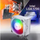 yuesuprim（粤跃顺）S5 ARGB 追风者Polar伯乐S5白色带顶盖焊接铜底ARGB 图片 3